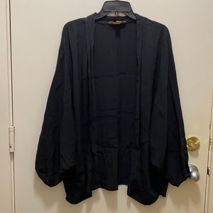 Black long sleeve kimono